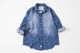 Frank&Eileen for RHC
LUKE Denim Paint Shirt