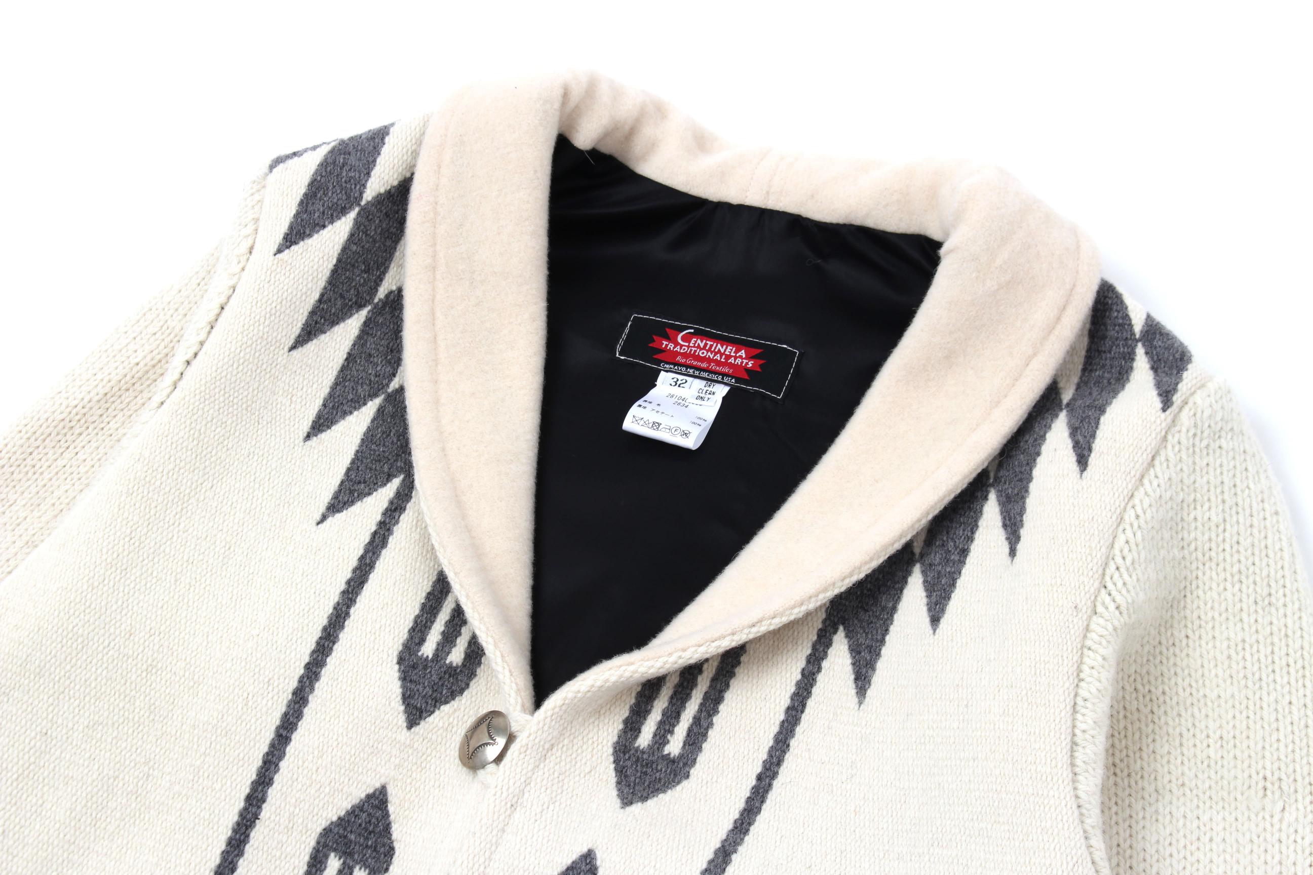 CENTINELA TRADITIONAL ARTS Wool Woven Jacket With Knitted 