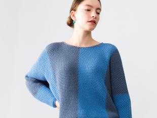 Crochet style knit