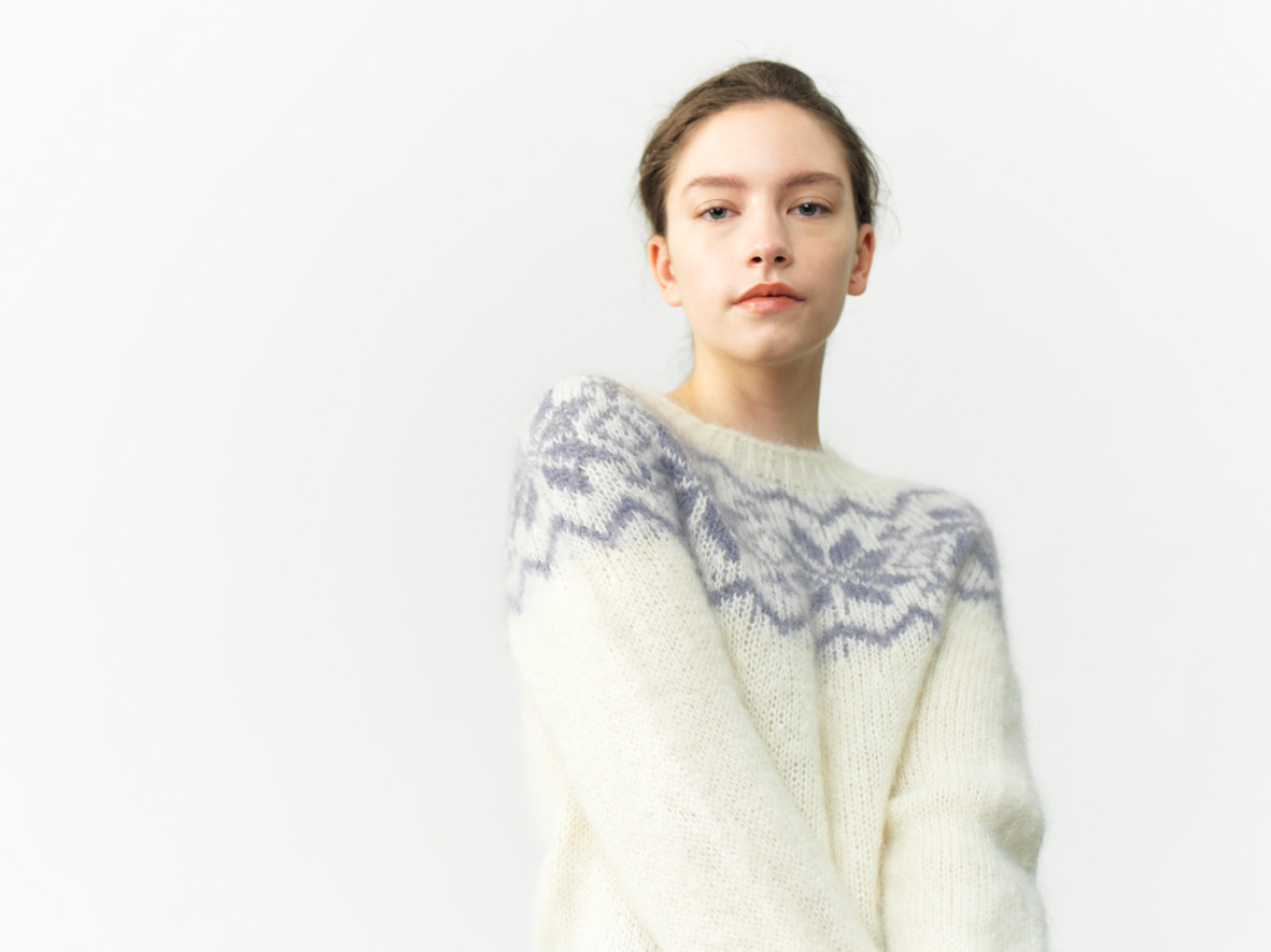 Snowflake Pattern Sweater
