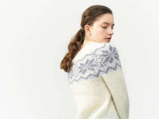 Snowflake Pattern Sweater
