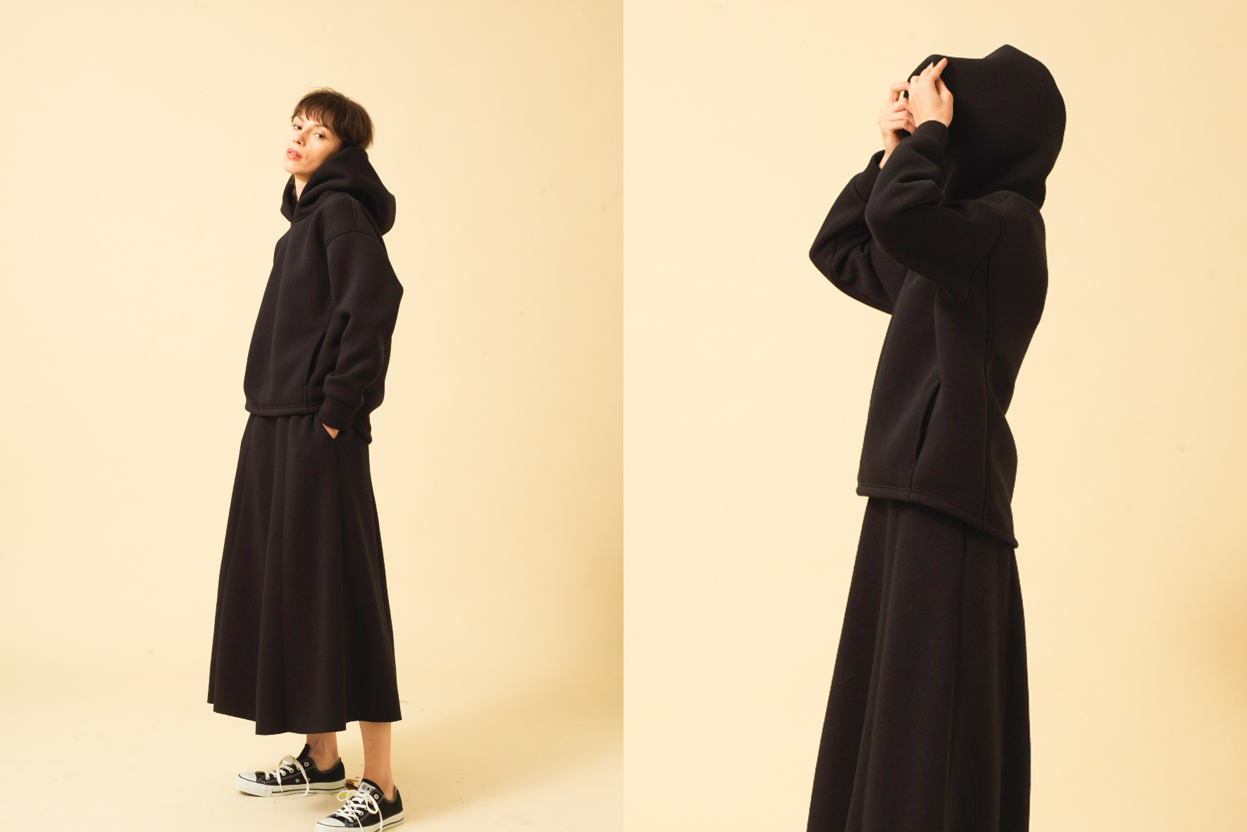 Double Knit Hoodie & Skirt