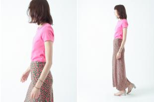 Flower print All in one & Skirt
