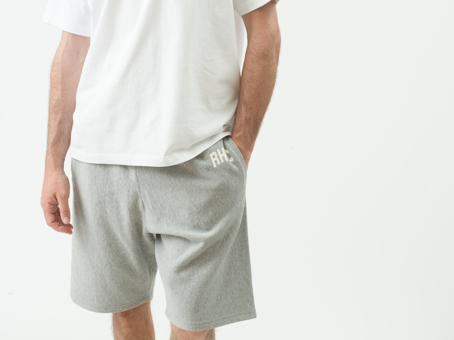 おしゃれ ronherman Logo Sweat Shorts green | nongferndaddy.com