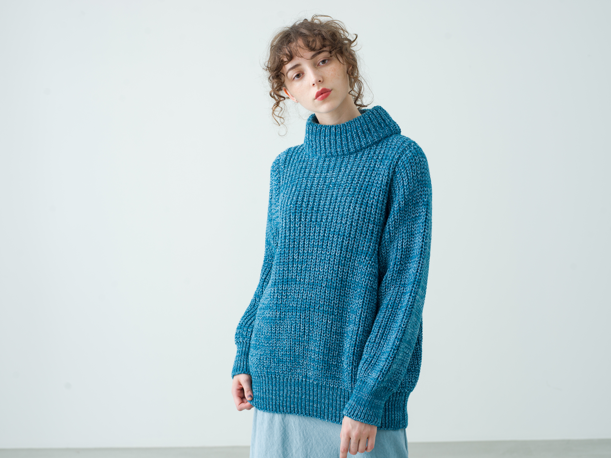 Turtle neck Pullover Knit