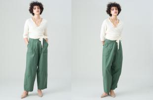 Wide Military Pants