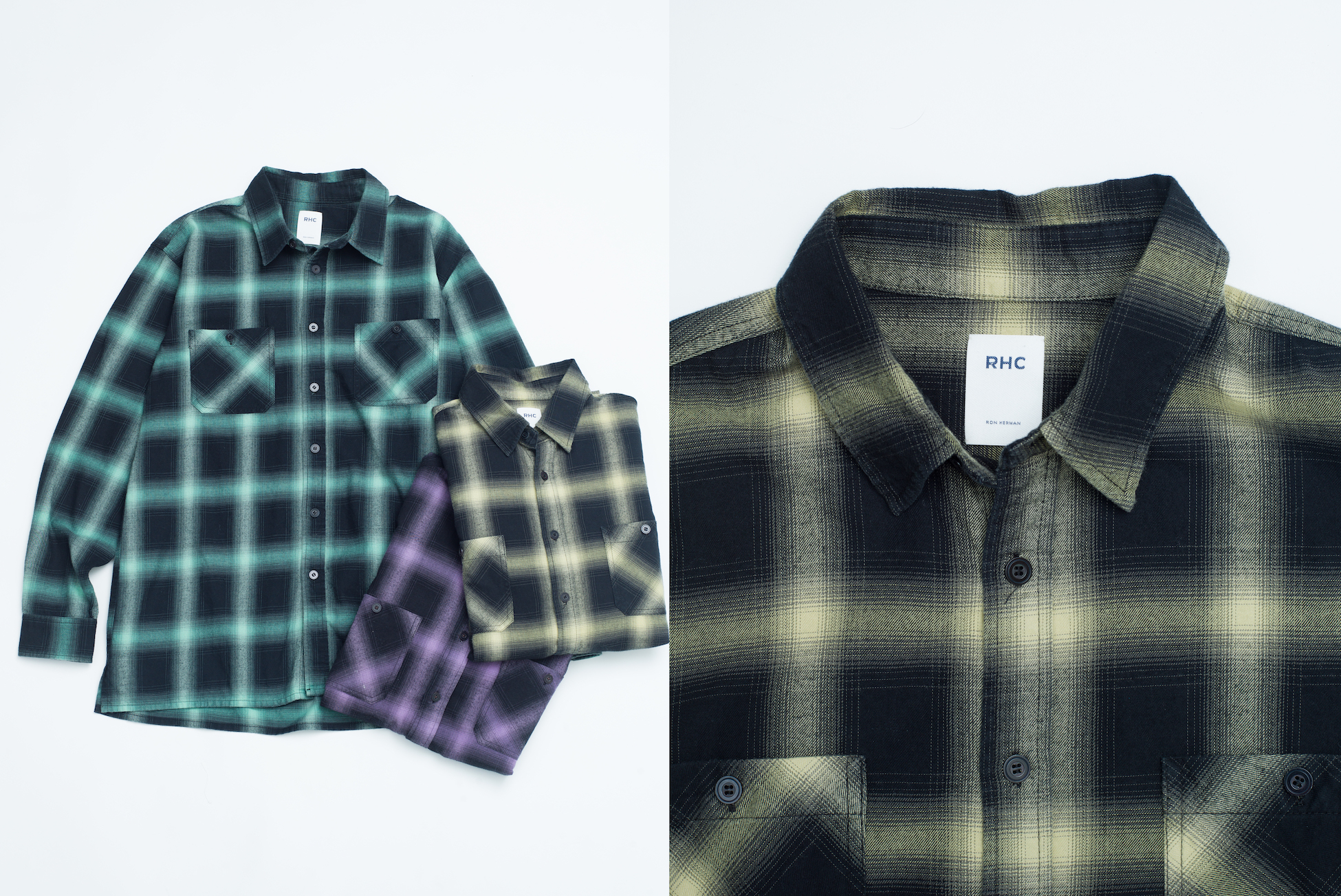 Ombre Work Shirts