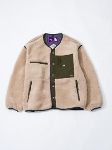 Wool Boa Fleece Field Cardigan