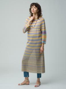 Mix Color Knit Dress