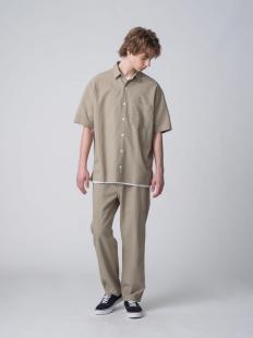 Seersucker Short Sleeve Shirts&Pants