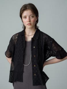 Patch Work Lace Shirt 