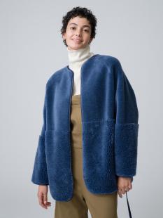 Wool Boa Belt Jacket