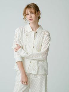 Patch Work Lace Shirt & Pants