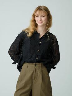 Patch Work Lace Shirt & Pants