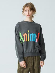 Animal Letter Sweat Pullover 