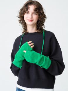 Laura Hoodie Scarf & Noelle Knit Arm Warmer