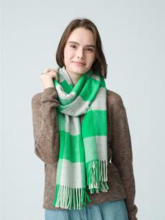 Cashmere Checkred Stole