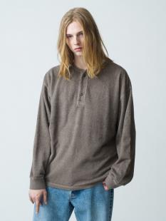 Henley Neck Long Sleeve Tee