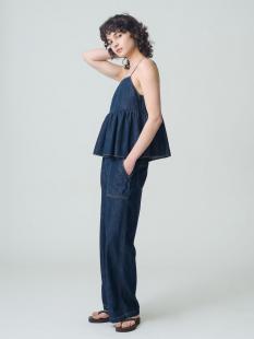 Lyocell Denim Camisole Top ＆ Easy Pants