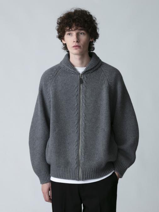 Wool Cashmere Cowichan Cardigan