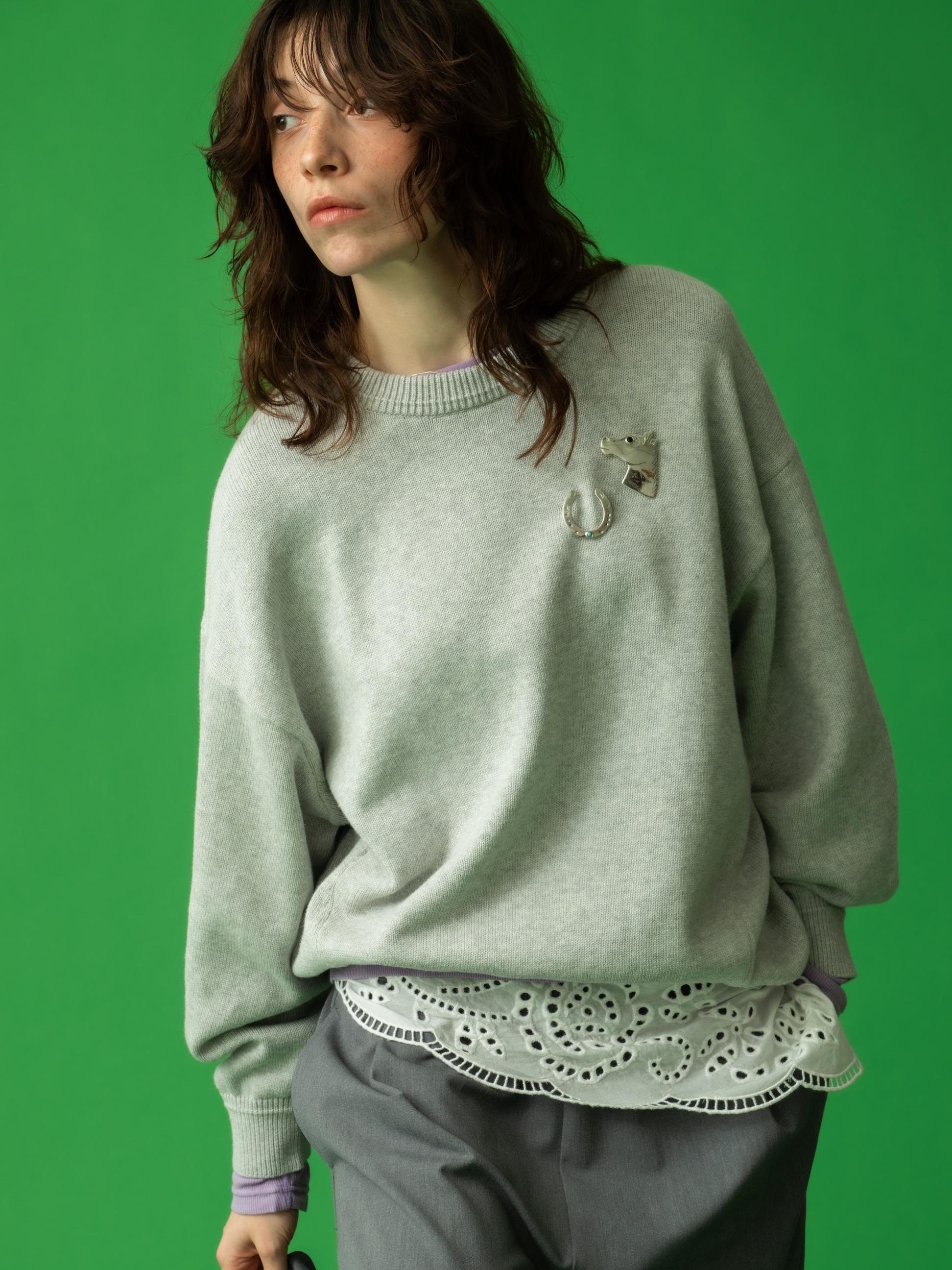 コットン コージー ニット プルオーバー