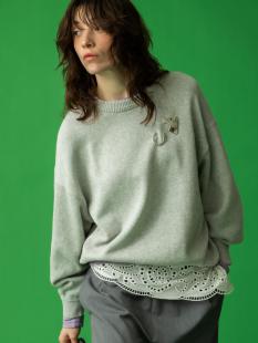 コットン コージー ニット プルオーバー