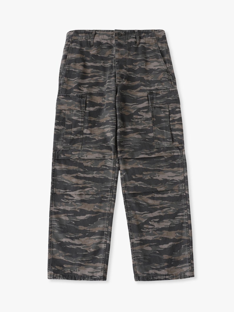 Satin-Back Cargo Pants