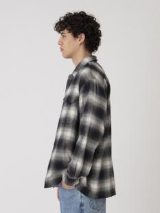 Herringbone Ombre Checked Shirt