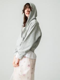 ダブルジップ フーディー