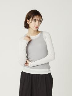 3ピース レイヤード トップス