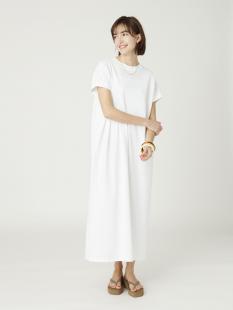 ドライコットン ジャージー ドレス＆オーバーサイズ ティー