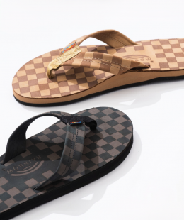 Checkered Beach Sandals