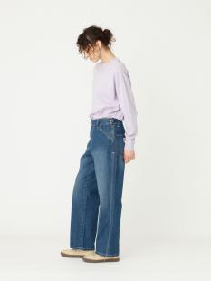 サイドジップ ペインターデニムパンツ