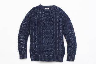 Indigo Cable Knit