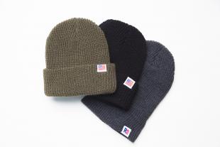 Suede Boa Slip-on & Rib beanie 