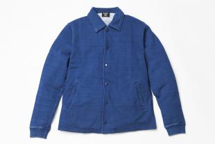 Indigo Sweat Pants & Coach Jacket 