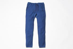 Indigo Sweat Pants & Coach Jacket 