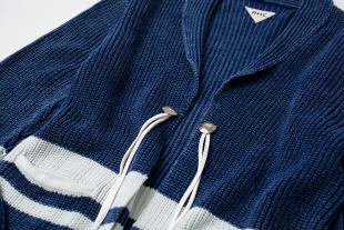 Indigo Stripe Cardigan