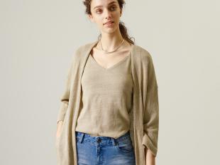 Cotton Foggy Camisole & Cardigan