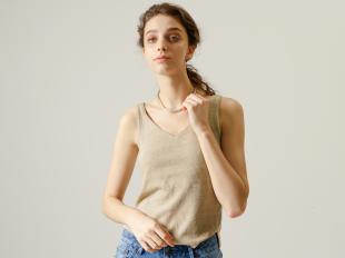 Cotton Foggy Camisole & Cardigan