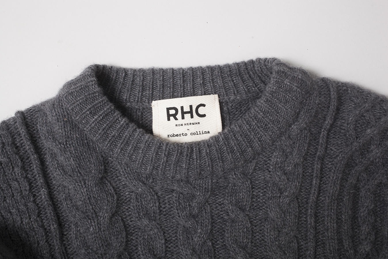 RHC by roberto collina
Cable Crew Kneck Knit&Silk Nep Crew Knit