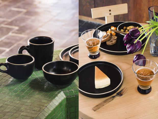 Black tableware collection for Ron Herman Living