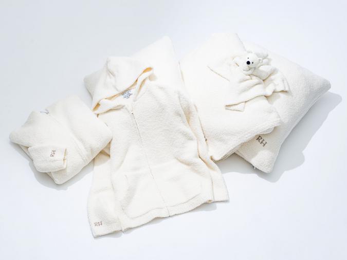 BAREFOOT DREAMS for Ron Herman Eco CozyChic® White Collection