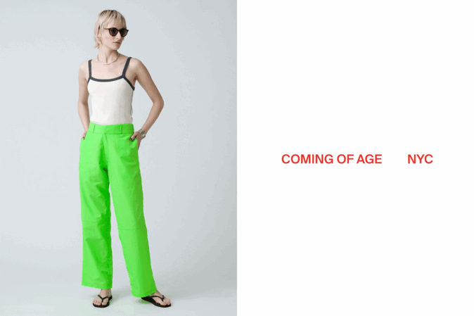 COMING OF AGE Limited Nylon Pants 5.25(sat) New Arrival