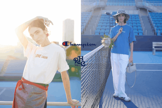 I LOVE... California Tee ＆ Pants by Champion for RHC 