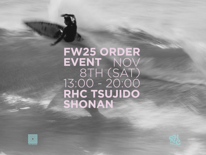 JULY WETSUITS ORDER EVENT 
11.8 (Sat) 