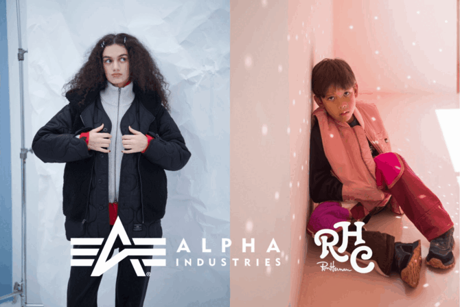 ALPHA INDUSTRIES × RHC CLOSE UP EVENT at Minatomirai for women&kids
