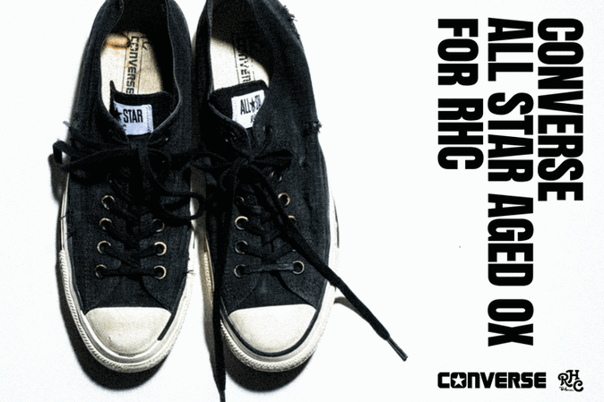 CONVERSE ALL STAR AGED OX for RHC 1.10(sat) New Arrival