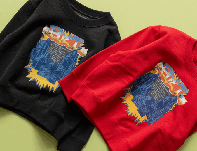 RHC Kids New Year Print Sweat New Arrival