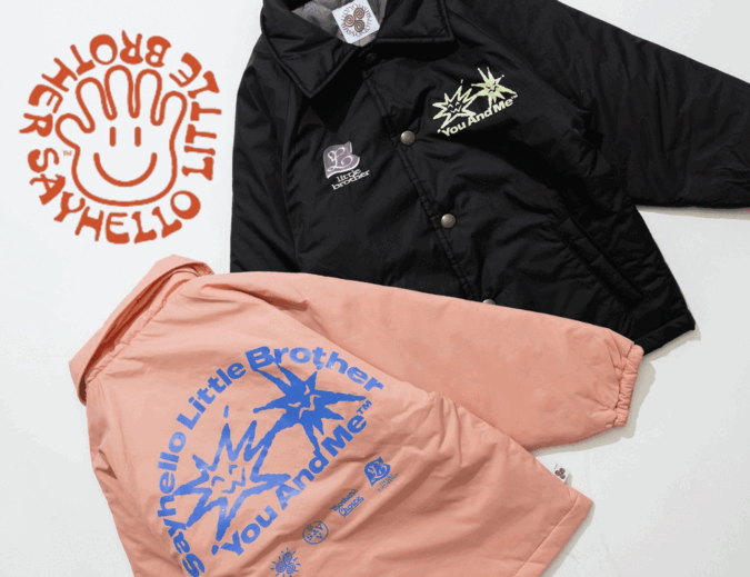 SAYHELLO Little Brother × RHC Kids Print jacket